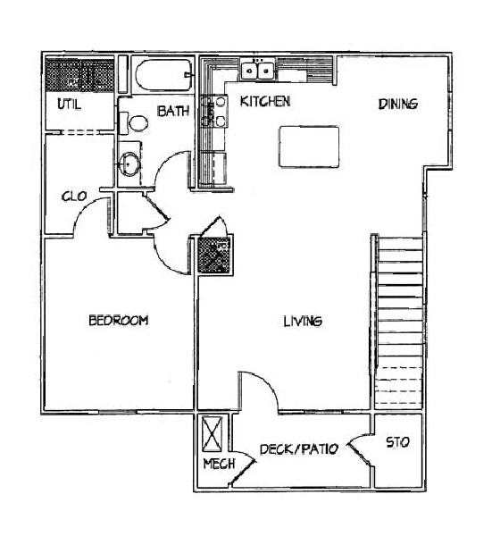 1 Bedroom/1 Bathroom